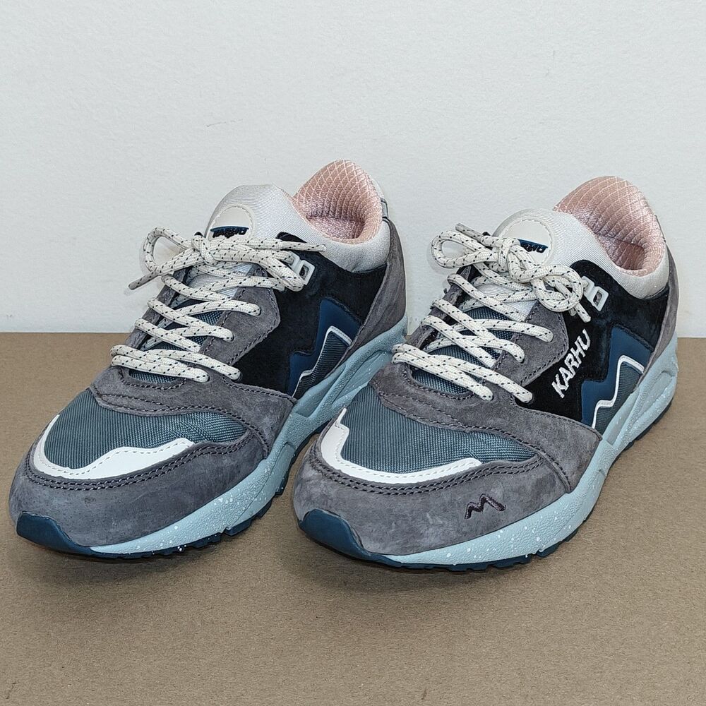 NEW Karhu Aria 95 Plum Kitten Jet Black Running Suede Shoes F803077 Men Size 5.5